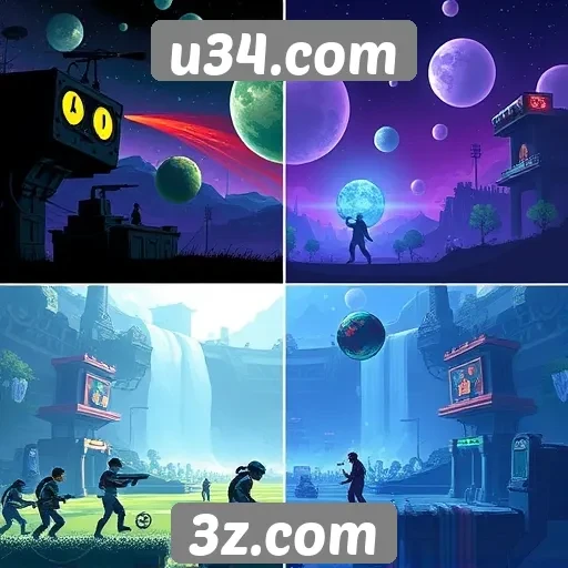 Evolução dos gráficos nos jogos de U34.com