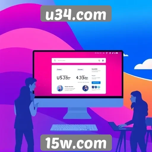 Análise da interface do usuário no u34.com